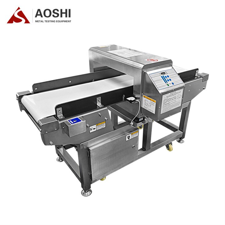 Produktmetaldetektor i sække i aluminiumsfolie